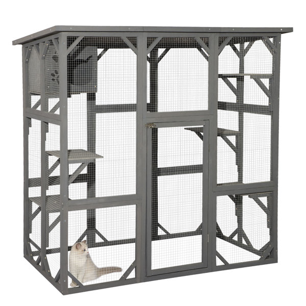 JOVNO Catio Outdoor Cat Playpen & Reviews Wayfair